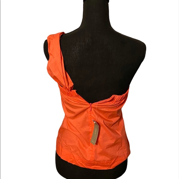 NWT J Crew One Shoulder Bow Top in Wildflower Pink - Picture 3 of 8